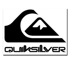 TWO RETRO Quiksilver Sticker Decals, Surf, Skate  Van Camper Quicksliver PM-01