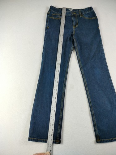 Cat & Jack Jeans Boys 14 Blue Straight Leg Bootcut Leg Westerncore Cowboycore - Picture 12 of 16