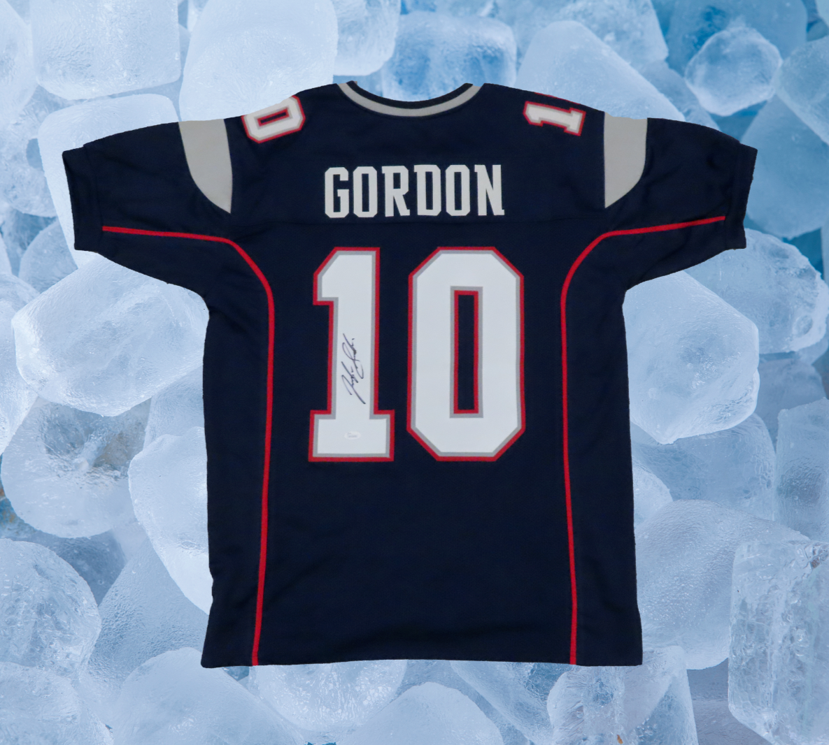 JOSH GORDON NEW ENGLAND PATRIOTS SIGNED STITCHED JERSEY JSA