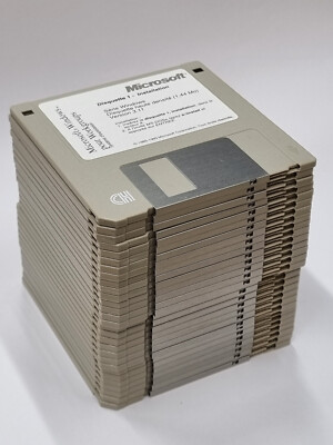 29 Original Microsoft Disketten 3.5 Windows MS-DOS Retro Computer Vintage floppy