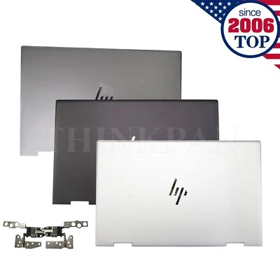 New LCD Back Cover+Hinges For HP ENVY X360 15-EW 15-EY N09645-001 N09644-001 USA
