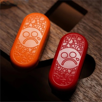 Metal Toys Dz Corian PEEK Limited Mechanical Push Slider Fidget Magnet Metal Toy