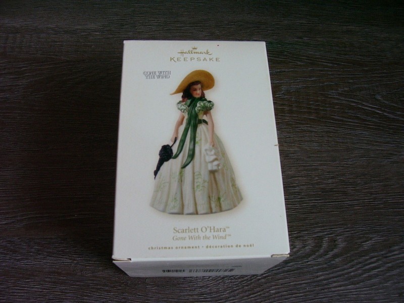 Hallmark Porcelain Ornament Scarlett O'Hara Gone With The Wind 2008