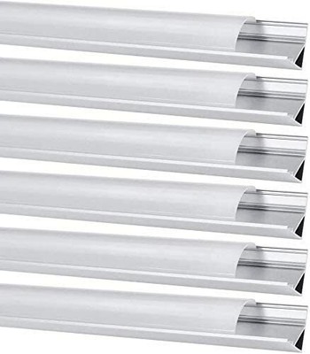Jirvyuk LED Profil 6er-Pack 1 m 3,3 Fuß V-Form Aluminium LED Kanal Streifen weiß NEU