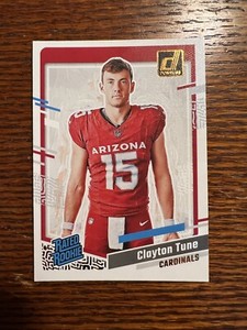 2023 Donruss Rated Rookies Portrait #36 Clayton Tune - Arizona Cardinals