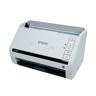 FULLY TESTED   Epson Workforce DS-530 II Document Scanner No Input Tray No AC