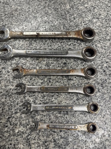 Craftsman 6 Piece SAE Ratcheting Wrench Set - Picture 5 of 5