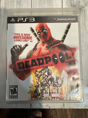Deadpool - Playstation 3/PS3 - RARE - Case and  Manual And Game