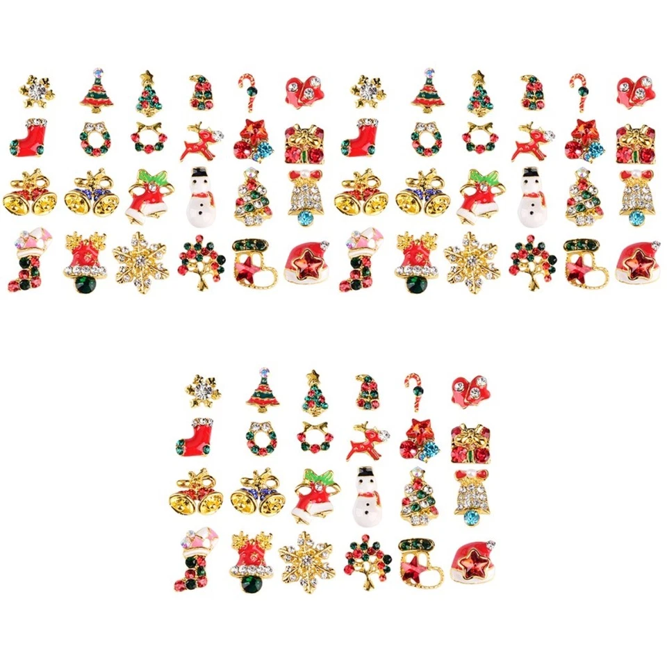  3 Pieces Nägel Charms Nagelcharms Maniküre-Anhänger Nagelschmuck