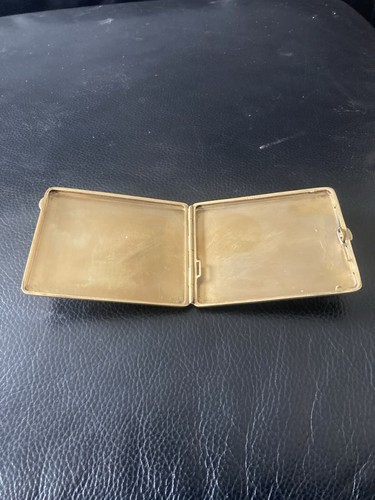 Vintage NCJ VICEROY Gold Plated (Stamped) Slim Cigarette Case - Picture 3 of 4