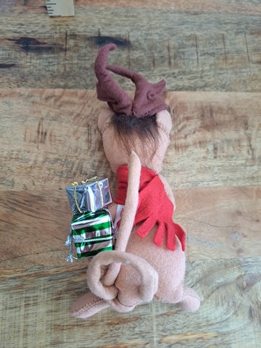 De Colección Annalee Mobilitee Muñeca Navidad Reno Ratón Muñeca Cajas de Regalo - Imagen 3 de 5