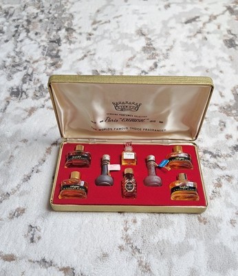 Seltenes Vintage Parfum Miniatur Set   Robert Piguet / Paris Exclusif