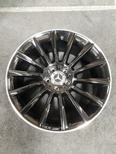 19″ INCH Genuine Mercedes C Class W205 Gloss Black Turbine Alloy Wheel