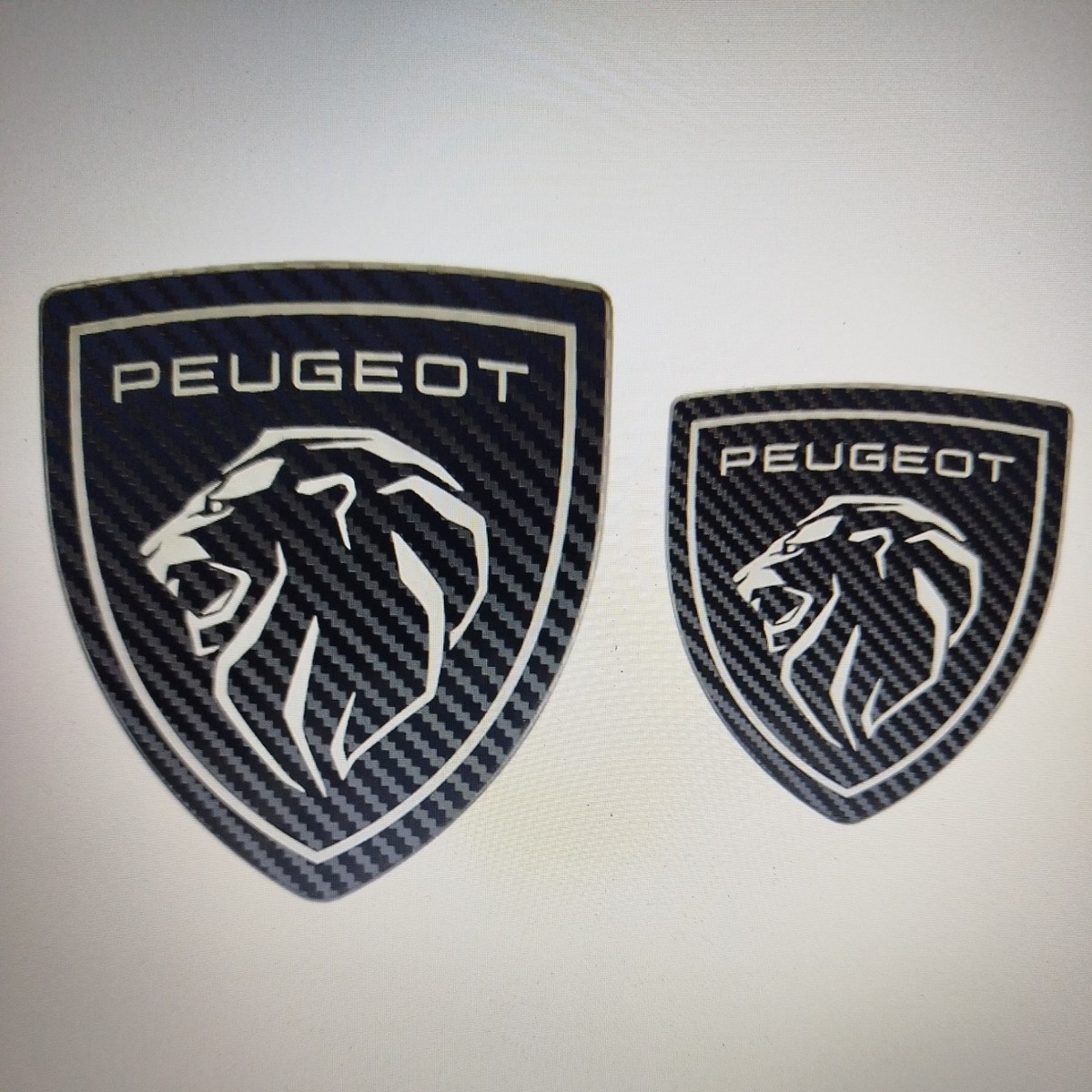 PEUGEOT ライオンの紋章 Peugeot Lion Logo Badge Original 4 X