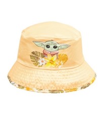 Star Wars Brand Yoda Toddler Boys Reversible Orange Bucket Style Swim Hat
