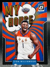 2021-22 Donruss Optic #10 Zion Williamson My House Insert Pelicans Duke NM-MT