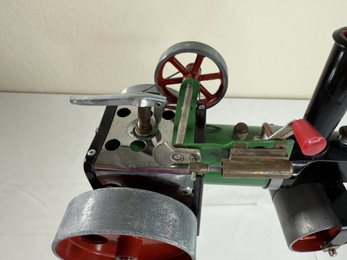 Rullo motore a vapore vivo Mamod England SR1A vintage modello pronto all'uso - non testato - Foto 2 di 24