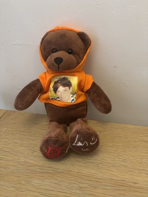 Seltenes Sammlerstück One Direction Teddybär Signatur Louis Tomlinson