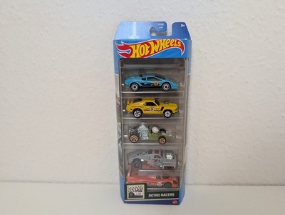 Hot Wheels HTV50 Retro Racers 5er Pack 1:64 Lamborghini Ford Mustang Porsche Neu