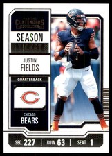 Justin Fields 2023 Panini Contenders #20 Bears NFL READ FREE SHIP AutographDen