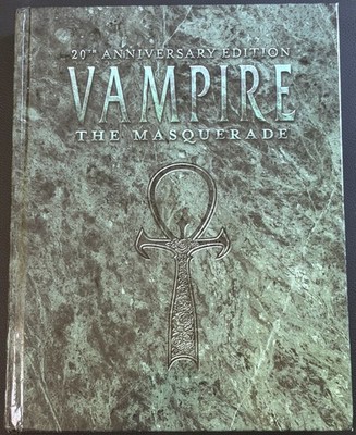 Vampire The Masquerade 20th Anniversary Edition V20 Core Rulebook TTRPG