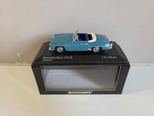 Minichamps 1/43 Mercedes-Benz 190SL - Dark Blue - 1955-1962 - 430033137