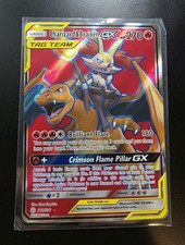 Charizard & Braixen GX 212/236 Cosmic Eclipse Ultra Rare FA Pokemon Card - NM