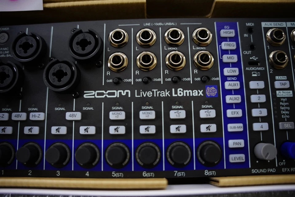 ZOOM LIVETRAK L6max Compact Digital Mixer Recorder Brand New from JAPAN - Image 4 of 4
