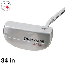 BRIDGESTONE Golf TOURSTAGE V562II Mid Mallet Putter Club Original Steel Shaft RH