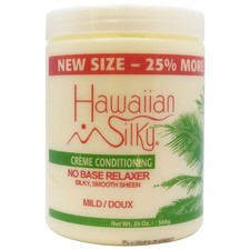 Hawaiian Silky Creme Hair Conditioning No Base Relaxer Mild 20 Oz. Case of 12