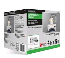 Everbilt 4 in. x 5 ft. Indoor Dryer Vent Kit with Flexible Duct