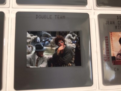 DOUBLE TEAM - JEAN CLAUDE VAN DAMME, M. ROURKE - SLIDE KINO PRESSE SLIDE