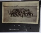 1919  India - Ferozepur Punjab - 4th Queens Rgt ' A Coy '  Photo 11 by 7cm