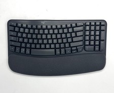 Logitech Wave Keys Wireless Ergonomic Keyboard - Graphite, *No Logi Bolt*