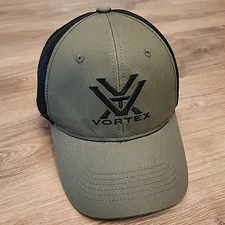 Vortex Optics Hat Hunting Shooting Outdoor Sights Cap Green Black Mesh