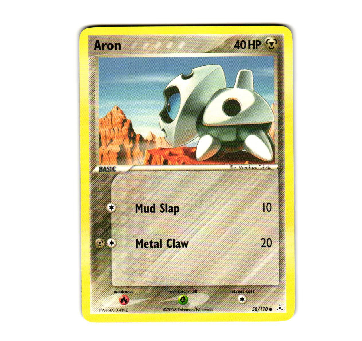 Pokemon Aron 58/110 Holon Phantoms Common NM