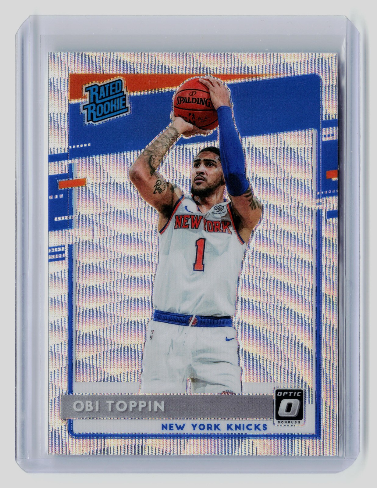 2020-21 Donruss Optic Obi Toppin #158 Fanatics Rated Rookie