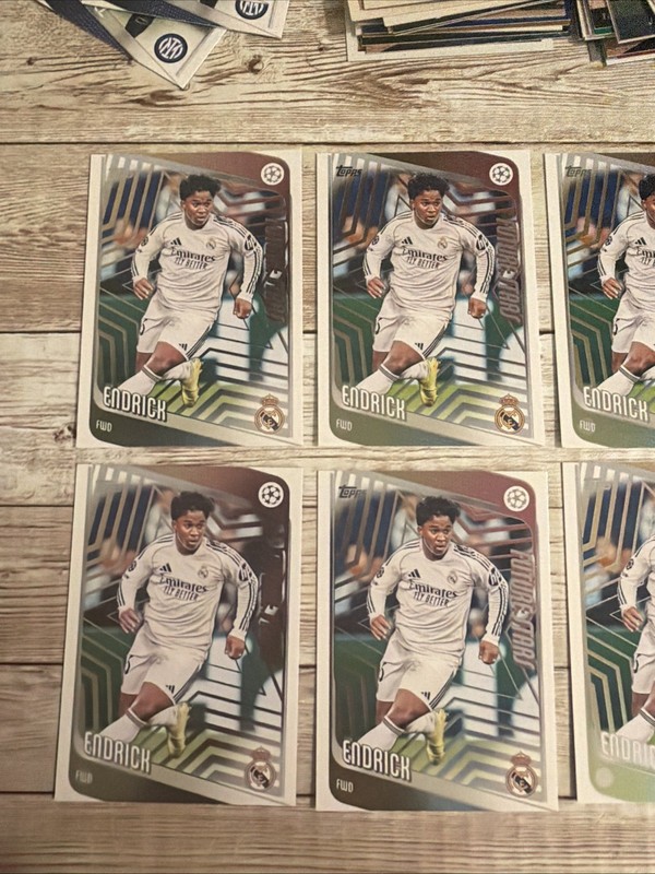 (14) Endrick lot #1 2025-26 Topps UEFA Club Comp #86 Real Madrid CF Future Stars