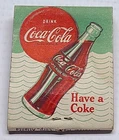 1930's, Coca-Cola,  Matchbook (Scarce / Vintage) Babe Ruth League