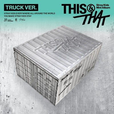 STRAY KIDS THIS&THAT Mini Album TRUCK Ver/2CD+2Keyring+Buch+Foto+2Karte+POB+GIFT