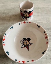 2 teiliges Disney Micky Maus Geschirr-Set - Kindergeschirr !
