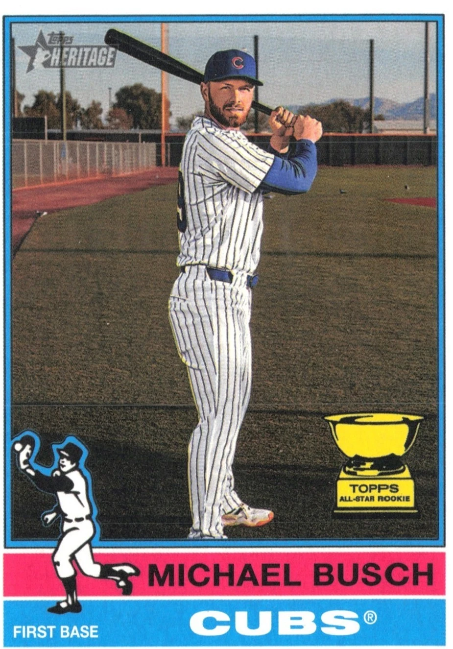 2025 Topps Heritage High Number - Michael Busch #684