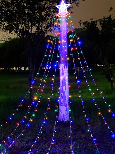 Waterfall Light LED String Light Decorative Outdoor Decor Outdoor Light FI - Picture 5 of 16
