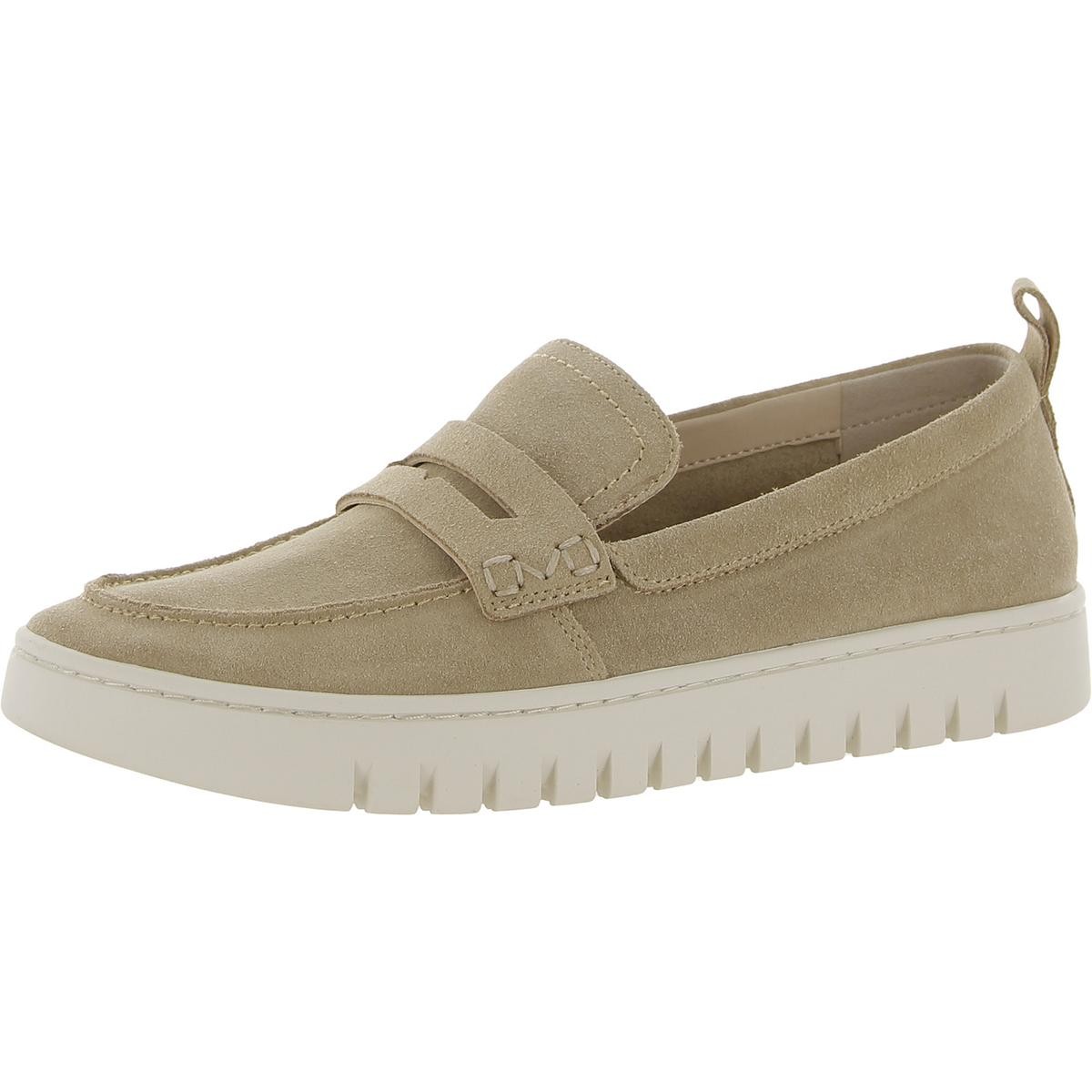 Женские мокасины-слипоны из бежевой замши Vionic Womens Uptown 5 Medium (B,M) BHFO 6059