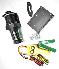 Zostera ATV/UTV/Trailer Winch 2000lb w Synthetic Rope w Controller Missing Parts