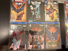 COMICS DC & MARVEL LOT OF 10 BATMAN & DEADPOOL / BATMAN & BATMAN / ROBIN