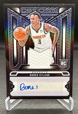Bones Hyland 2021-22 Panini Obsidian Rookie Patch Autograph 20/35