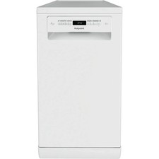 Hotpoint HSFO3T223WUK 45cm SlimLine Freestanding Dishwasher, 10 place, 9 Progs