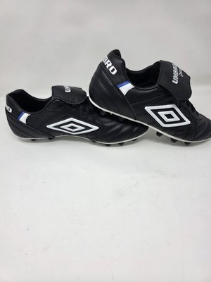 VINTAGE UMBRO SPECIALI LEATHER FOOTBALL BOOTS CLEATS UK 11 ROBERTO CARLOS