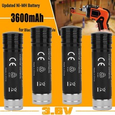 1-4Pack 3.6V 3.6Ah Ni-MH Battery For Black & Decker VP100 S100 VersaPak VP110